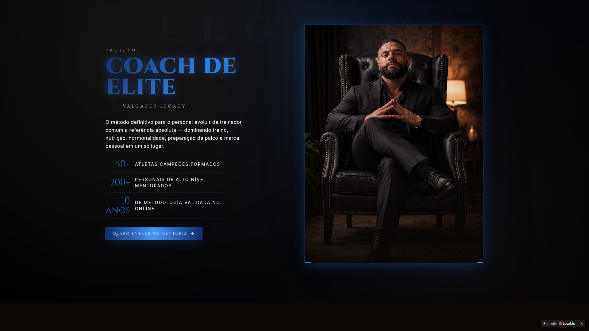 Projeto Coach de Elite criado pela Mindset Br